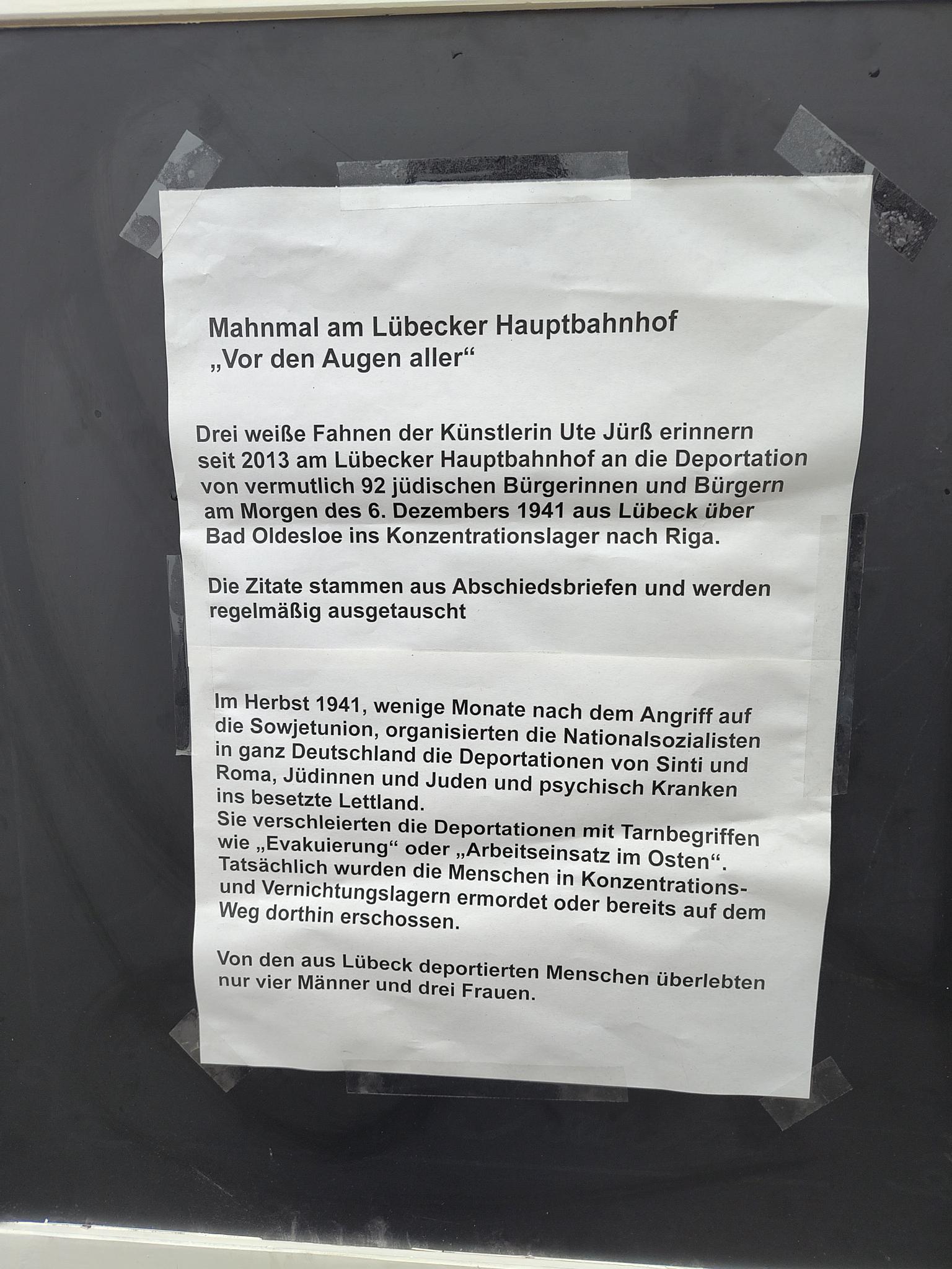 Gedenken Riga Bild 3